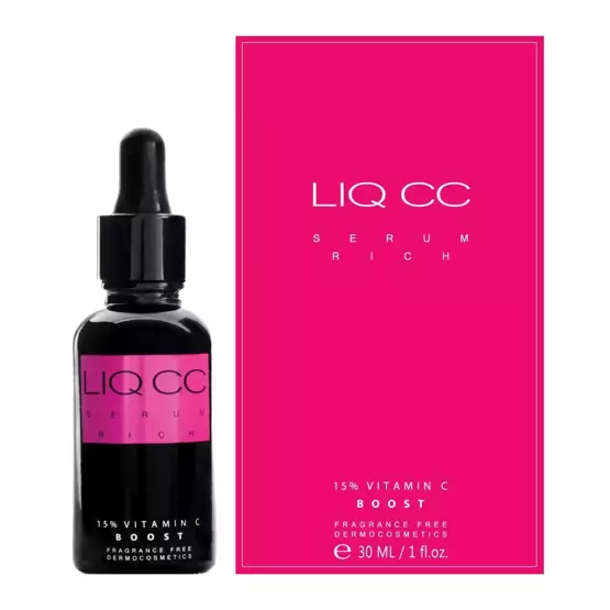 Liqpharm LIQ CC RICH 15% VITAMIN C BOOST Bogate serum rozświetlające z witaminą C - 30 ml