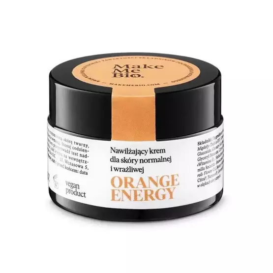 Make Me Bio Orange energy Nawilżający krem dla skóry normalnej i wrażliwej
