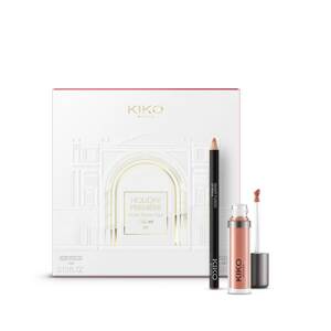 Подарунковий набір для макіяжу губ KIKO Milano Holiday Première Matte Desire Lips Gift Set 01 Beige Allure