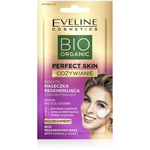 Eveline Cosmetics Bio Organic Perfect Skin Bogata maseczka regenerująca z miodem manika, 7 ml