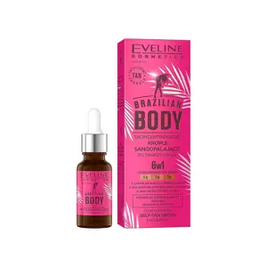 Eveline Cosmetics Brazilian Body nawilżający balsam brązujący do ciała 5w1, 200 ml