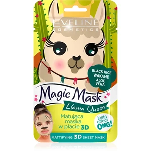 Eveline Cosmetics MAGIC MASK Matująca maska w płacie - 3D Llama Queen