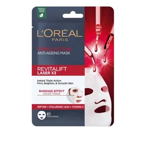 L'Oreal Потрійна дія Revitalift Laser X3 Антивікова маска в аркуші 1 шт