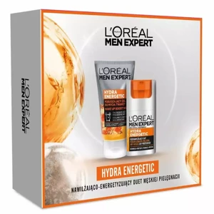 L'Oreal Чоловічий подарунковий набір L'Oreal Men Expert Hydra Energetic: гель для вмивання + крем для обличчя