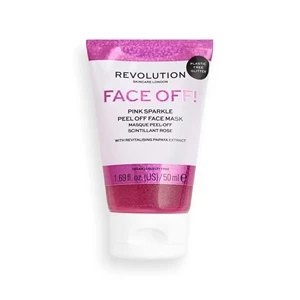 Revolution Skincare Face Off! Pink Sparkle Peel Off Face Mask Brokatowa maska typu peel off 50ml